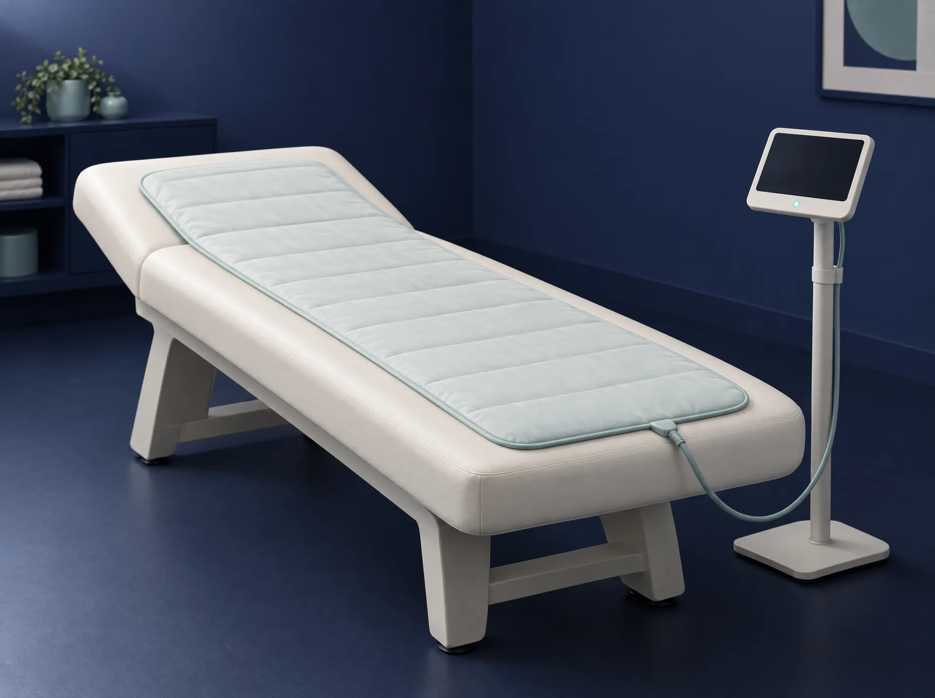 Illustration of a pulsed magnetic field therapy device