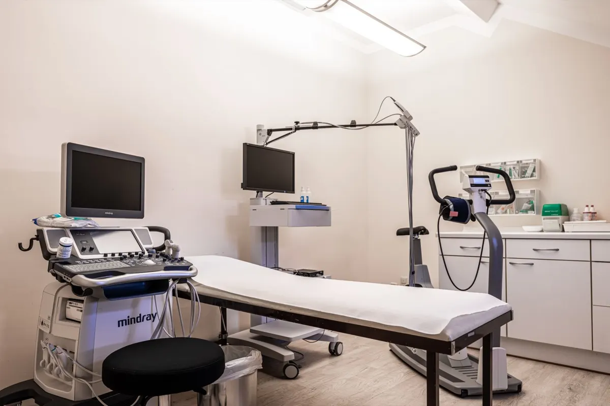 ECG and ultrasound diagnostics at St. George Hospital Germany